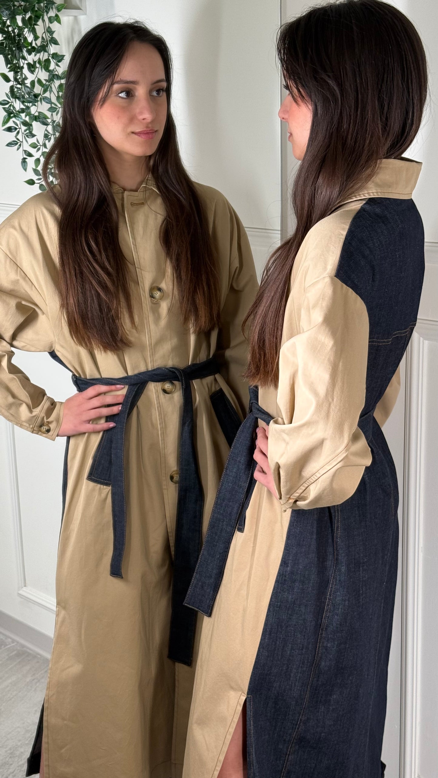 Vicolo OUTLET Trench Denim B08