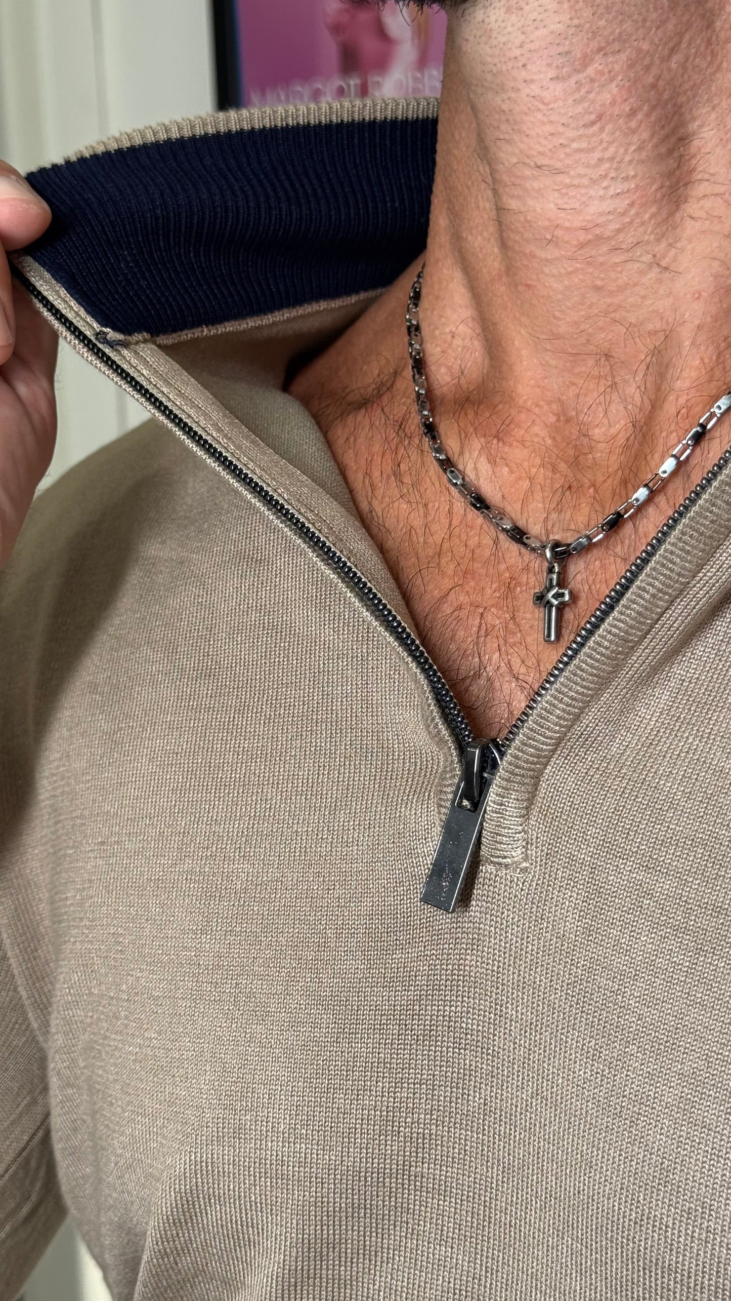 Golfino con zip L07