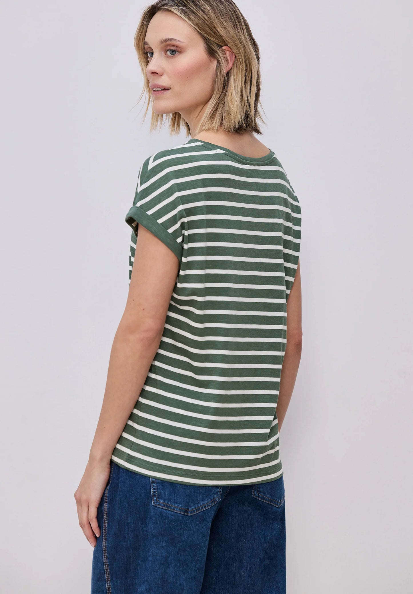 STREET ONE Tshirt Righe Verde