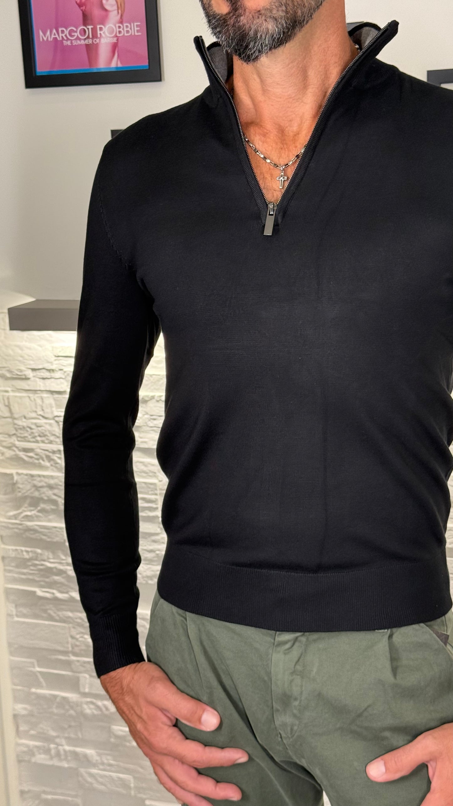 Golfino con zip L07