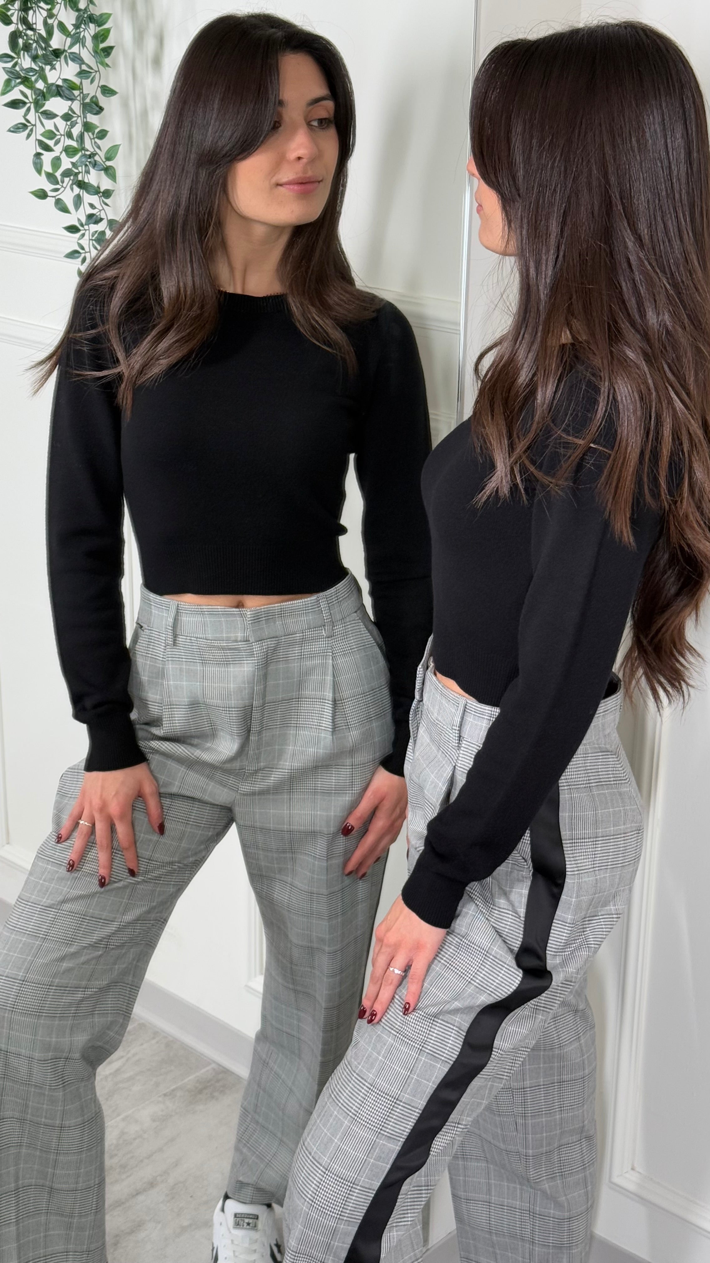 LiuJo OUTLET Scozzese grey