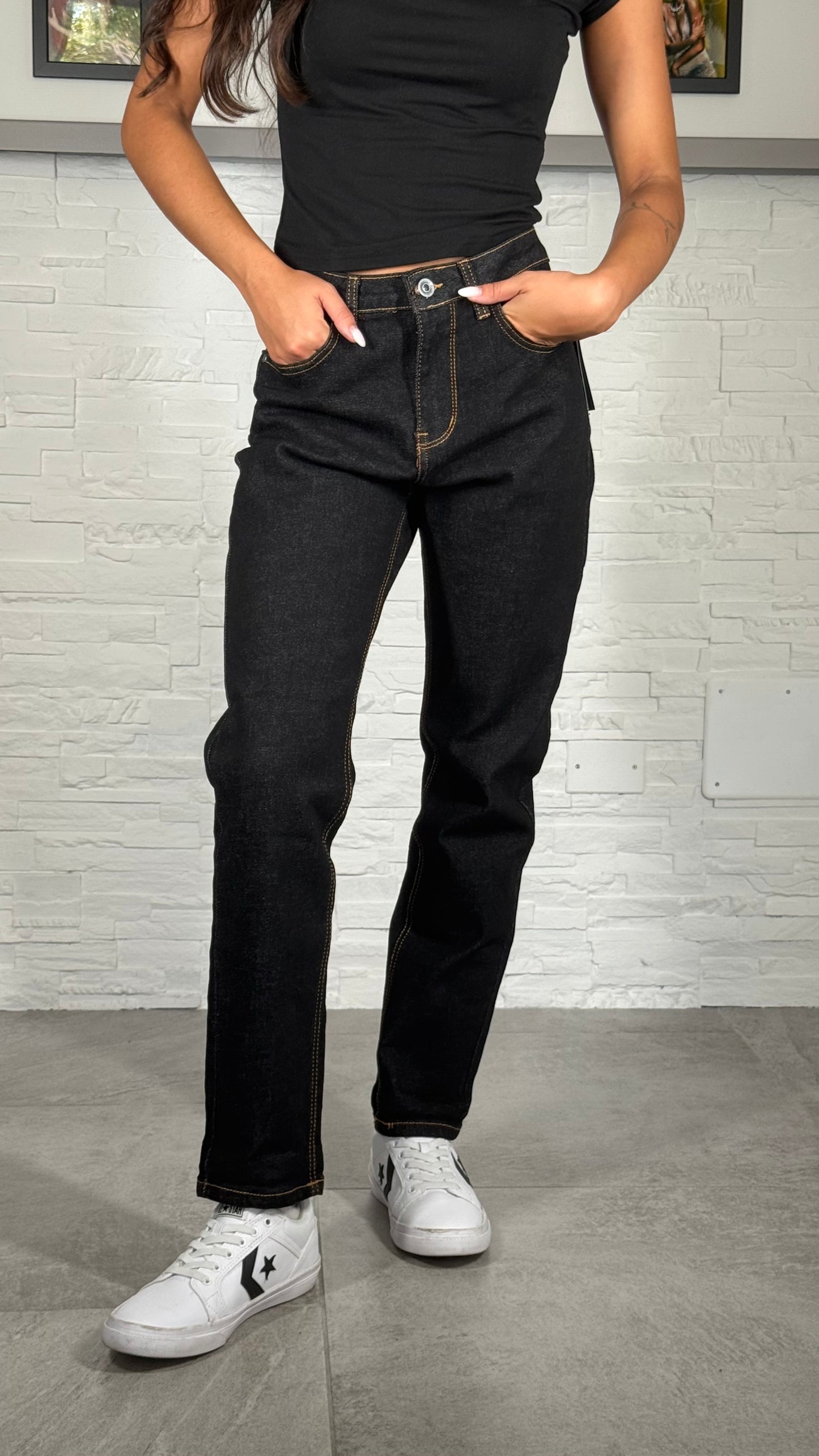 A.R. Denim Black C1