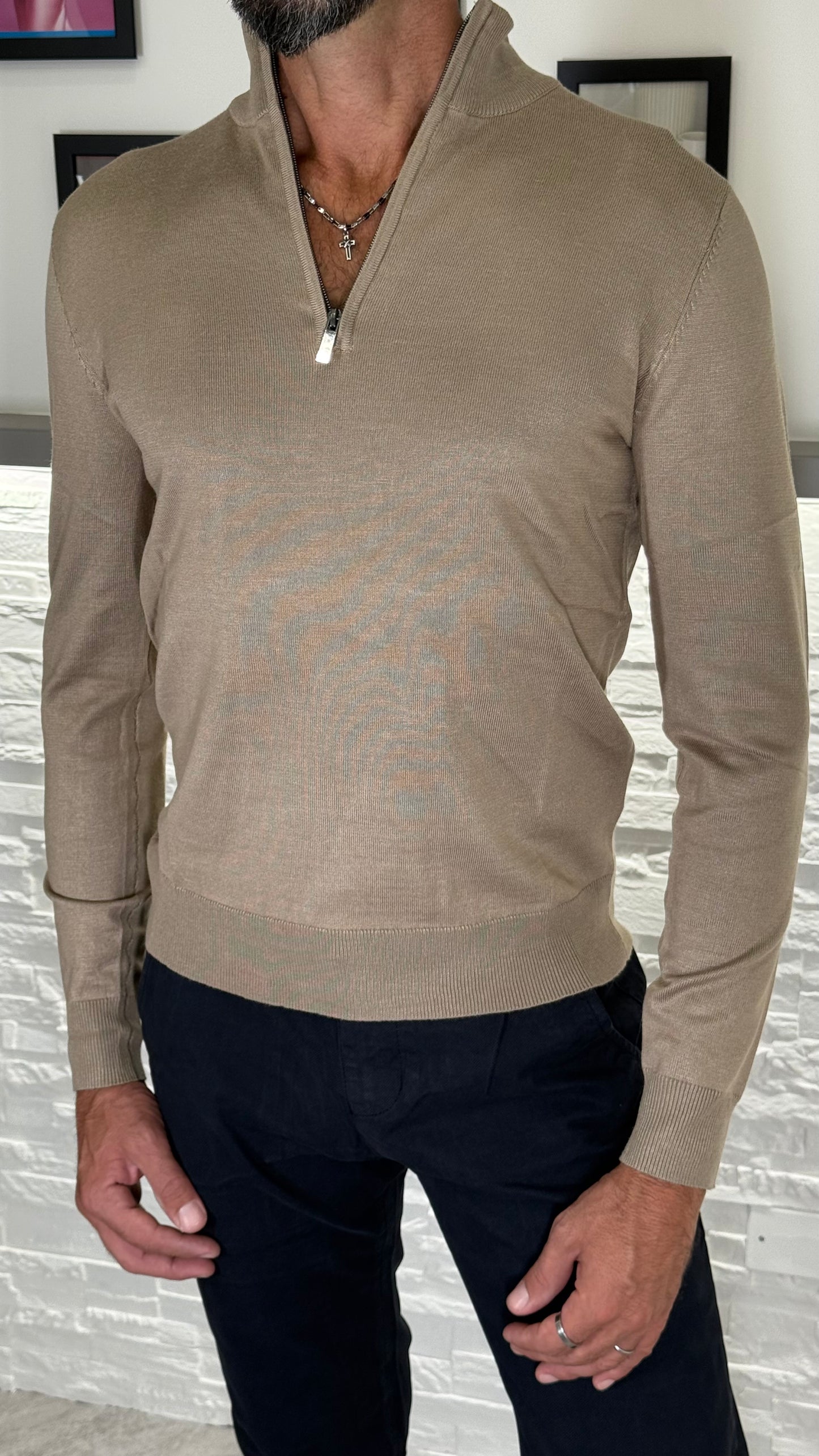 Golfino con zip L07