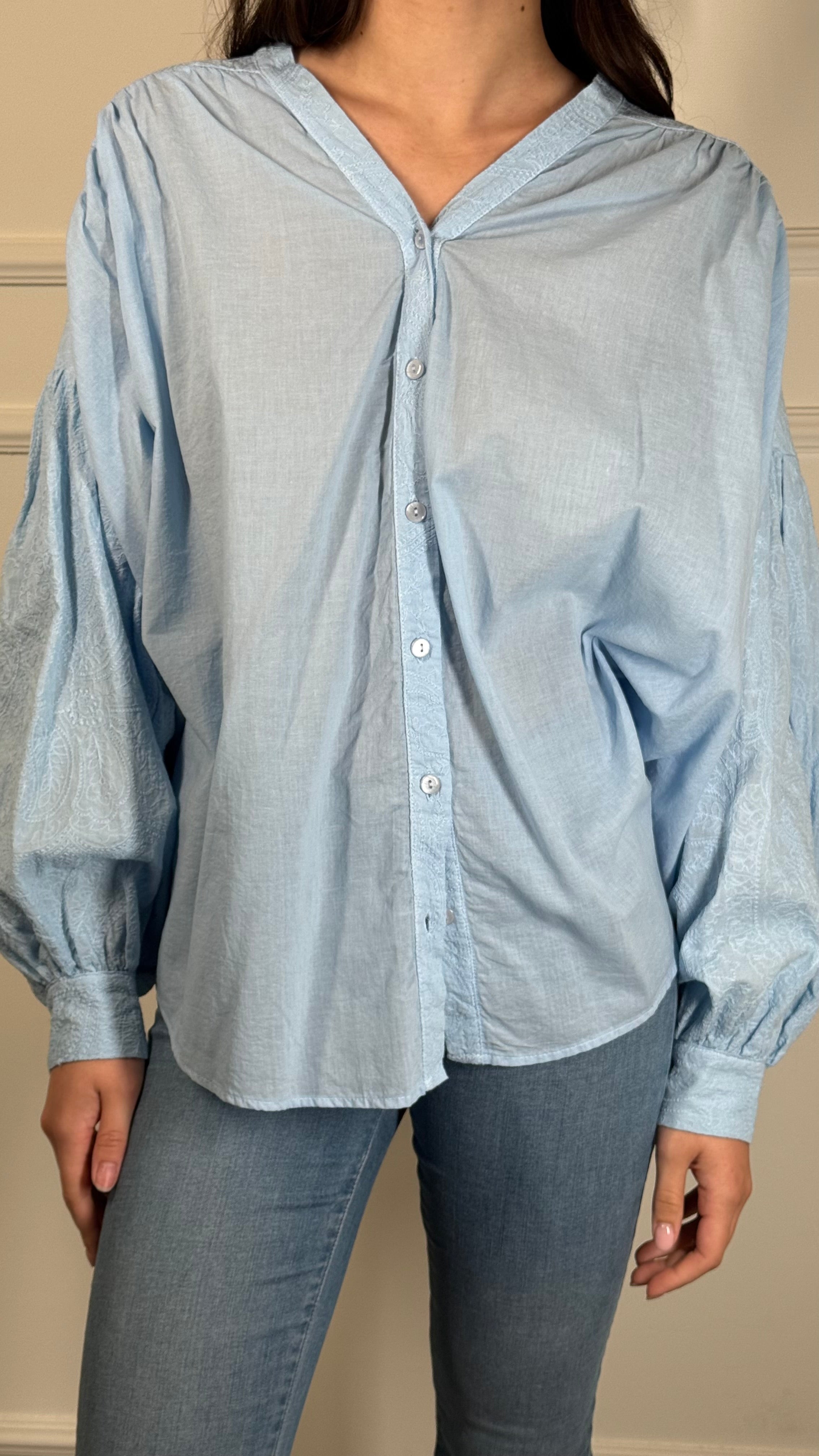 Kontatto Camicia ricamo Over
