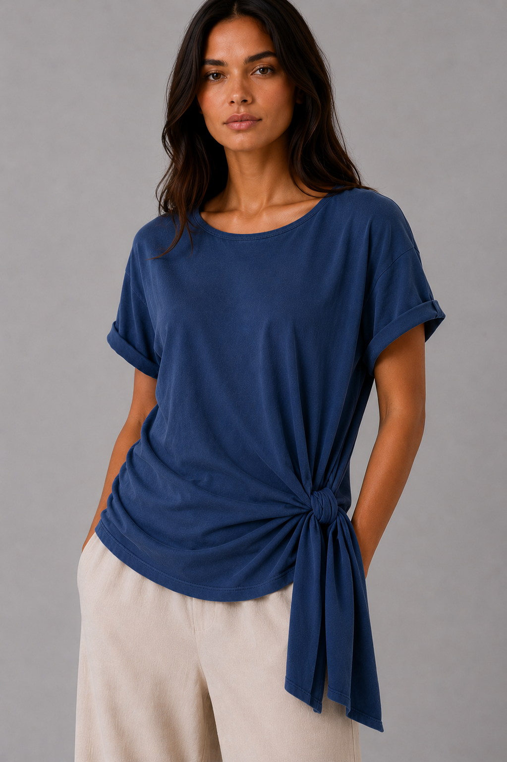 THODAMI Maglia Nodo Blu