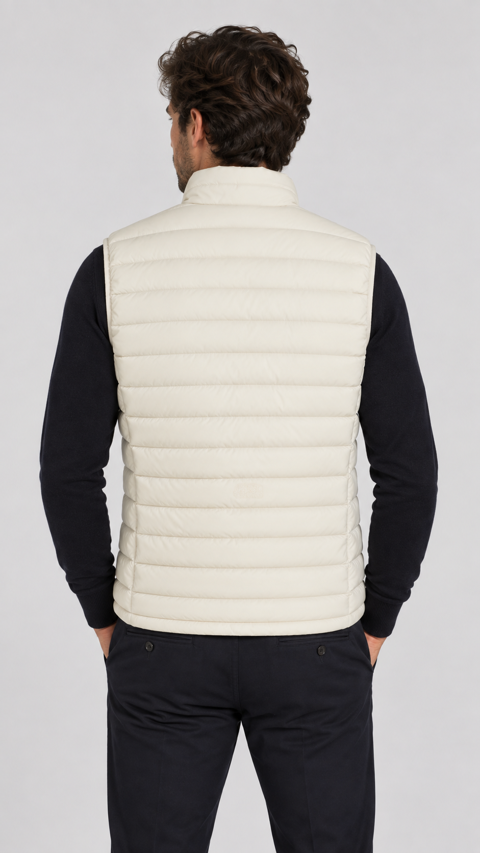 BOSTON Gilet Imbottito Avorio