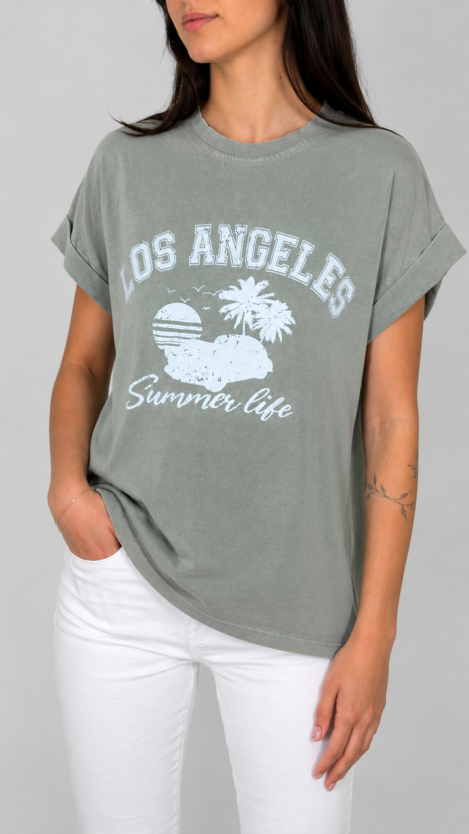 KikiSix T-shirt LosAngeles Verde