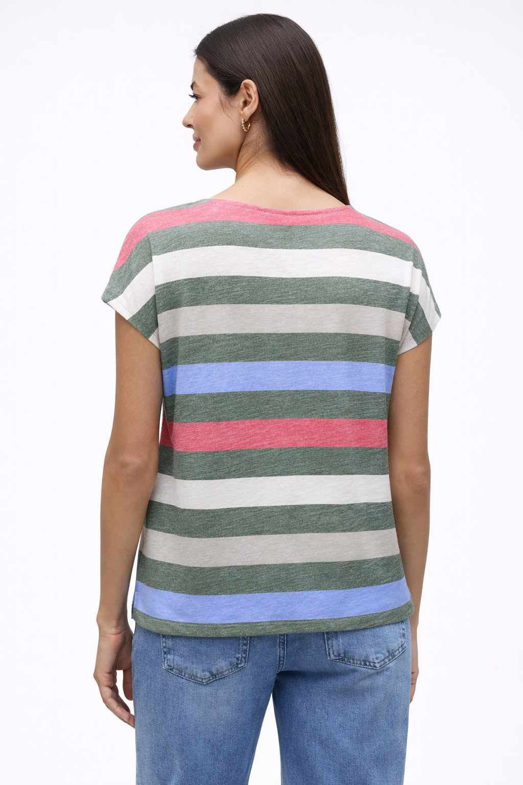STREET ONE Tshirt Righe Verde