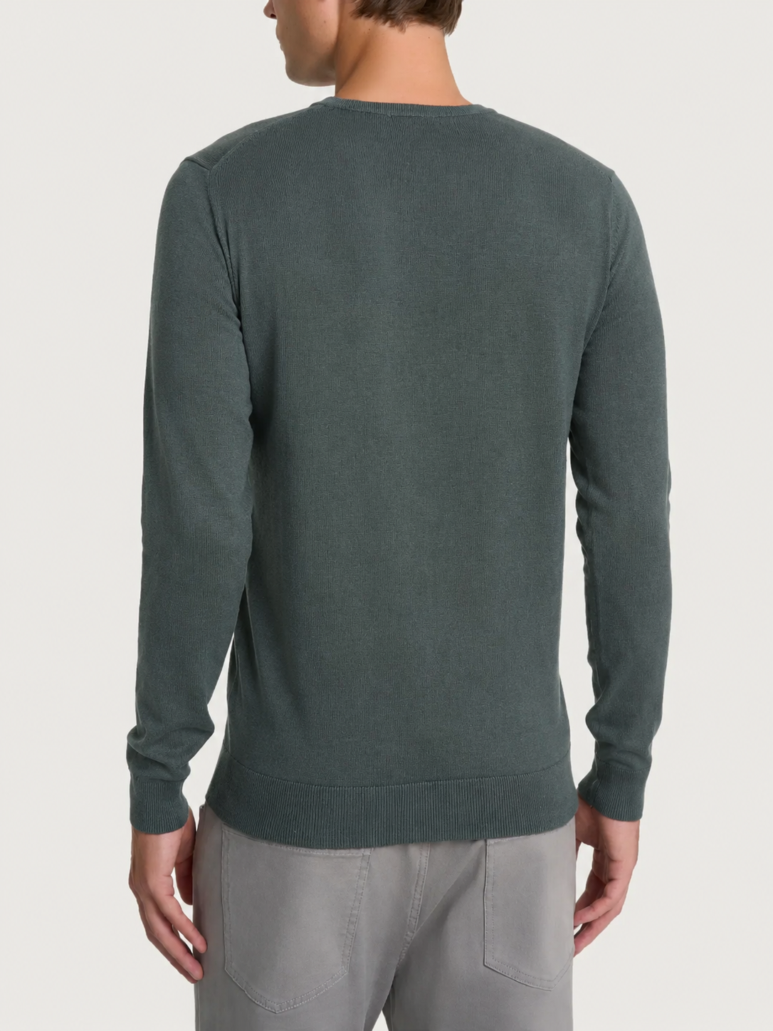 RAGNO Golfino Girocollo Verde Militare