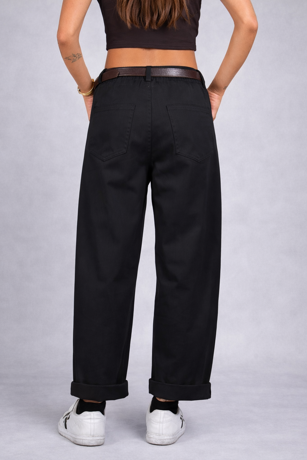 IMPERIAL Pants Carrot Nero