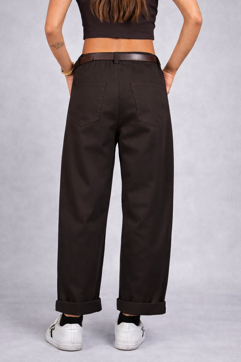 IMPERIAL Pants Carrot Testa di moro