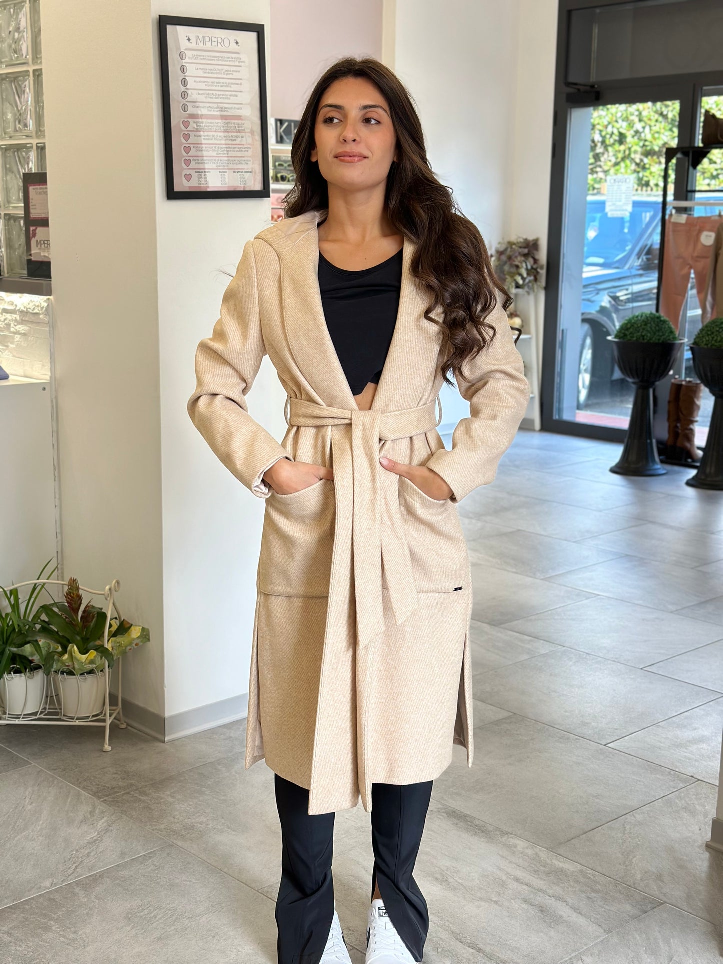 Fracomina OUTLET Cappotto Cappuccio