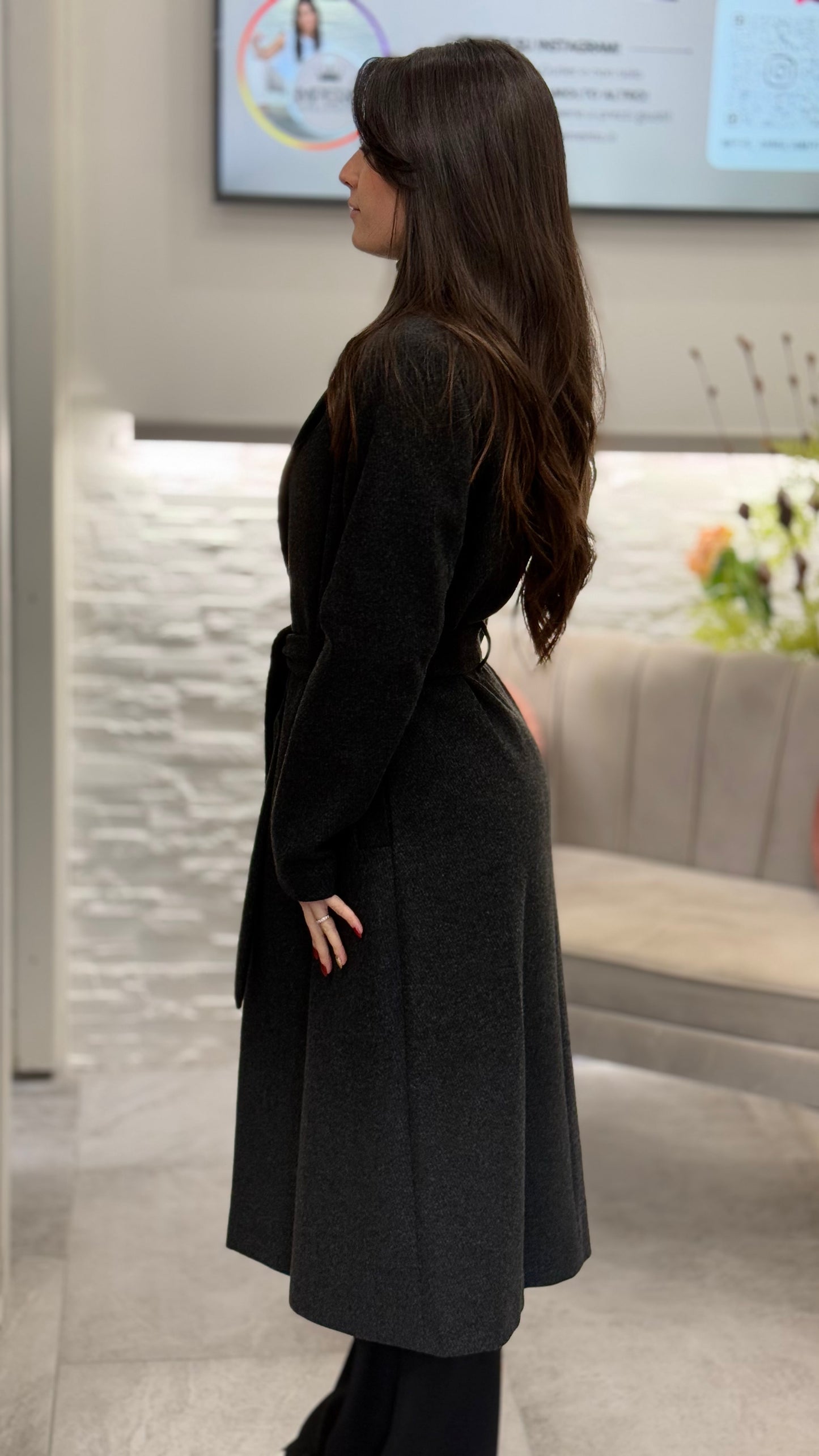 Fracomina OUTLET Cappotto Senza Cappuccio J9