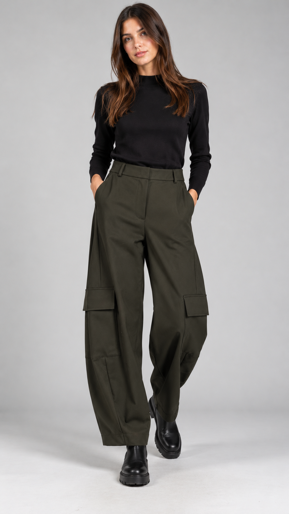 KONTATTO Pantalone Baloon Cargo