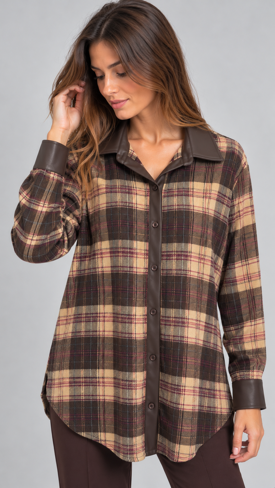 AR Camicia Quadri Moro