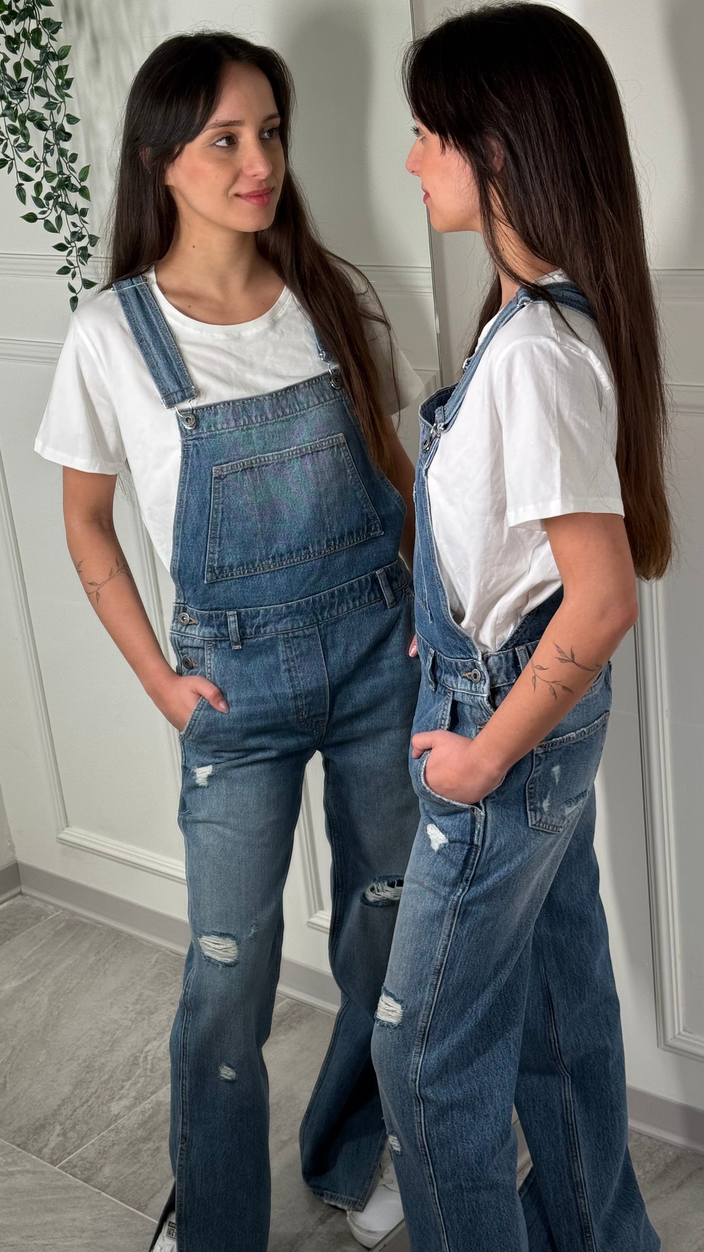 LiuJo OUTLET Salopette Jeans A92