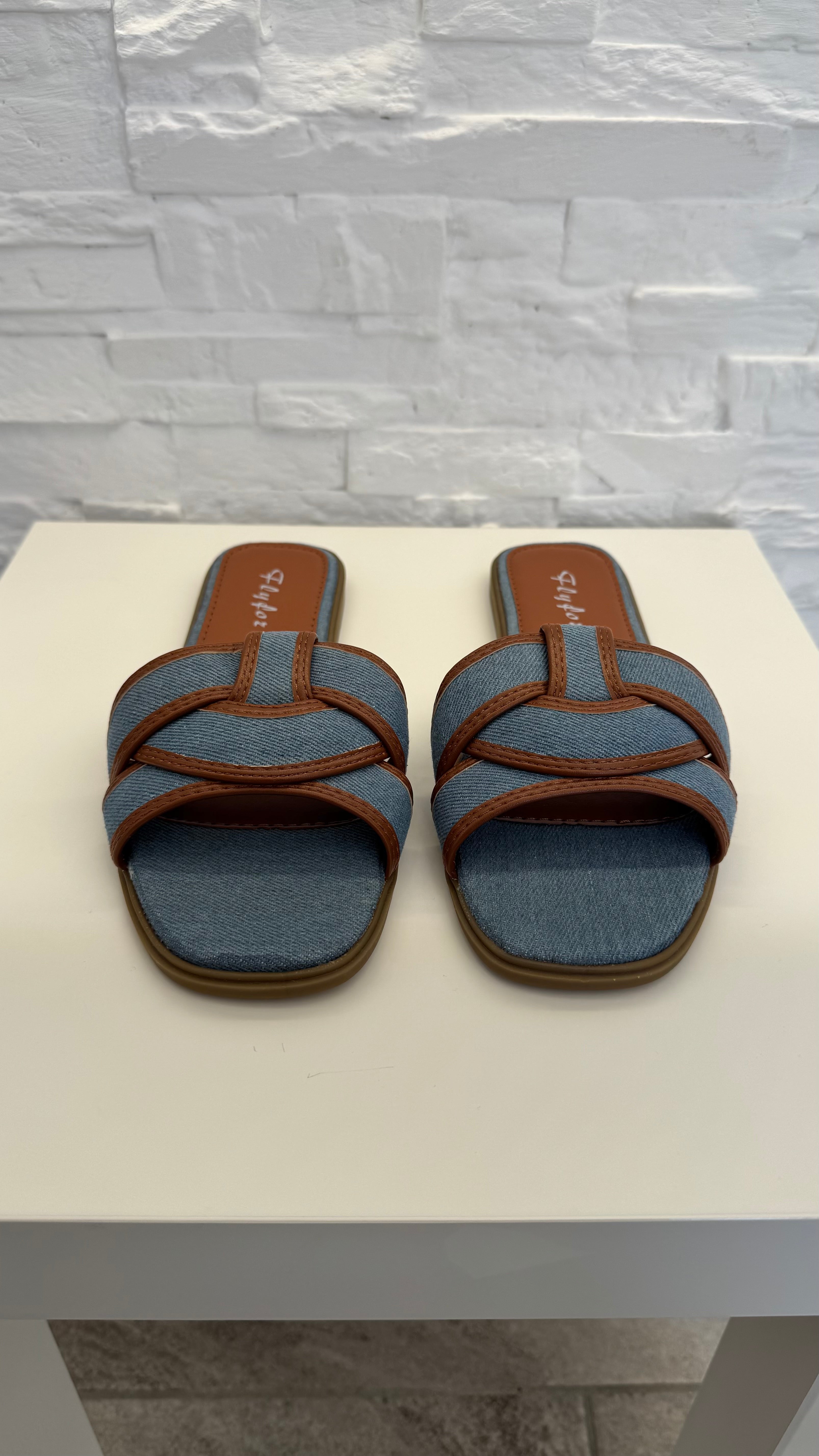 Sandalo denim M9