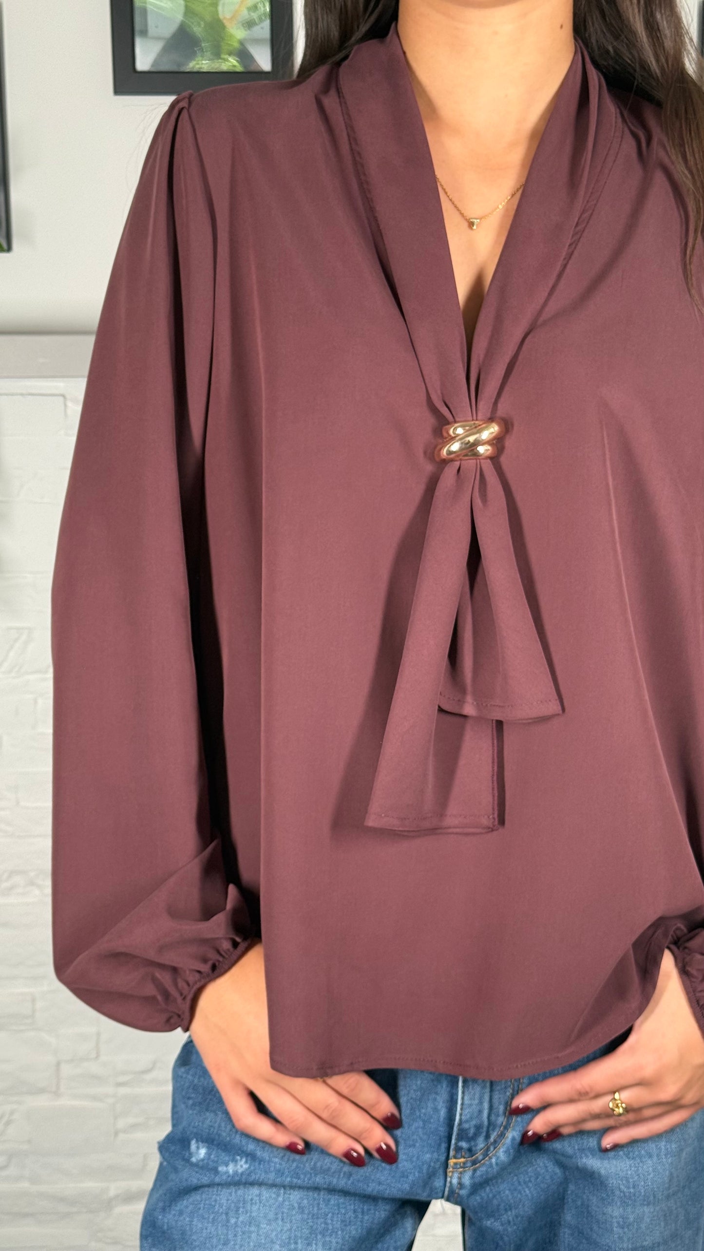 Please Camicia gioiello S114