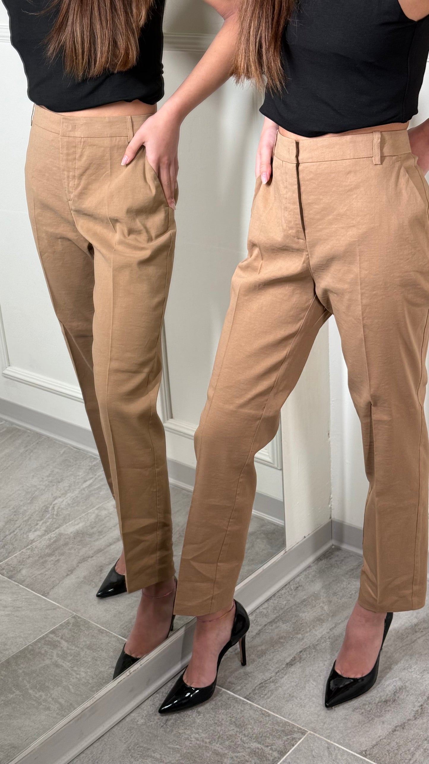 Pinko OUTLET Panta misto lino C05