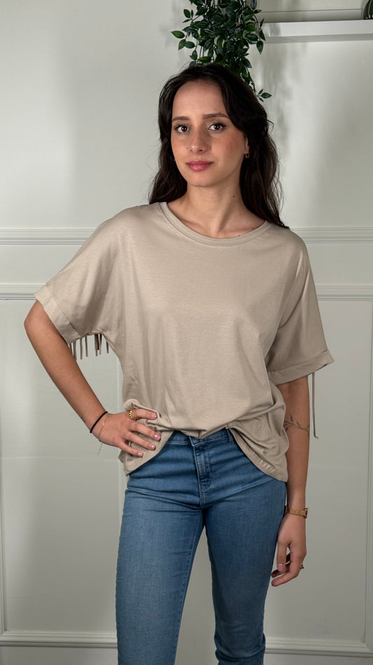 A.R. T-shirt Frange Z11
