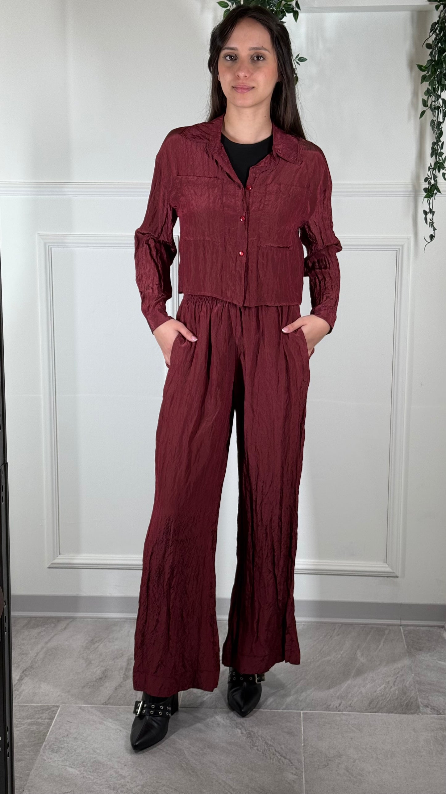 Vicolo OUTLET Camicia Crop C38
