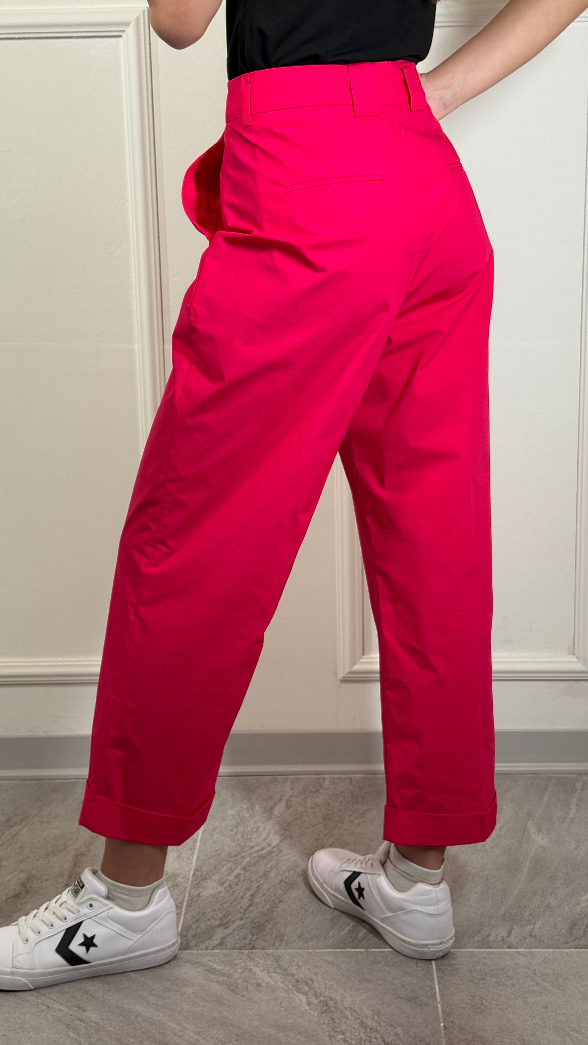 Twinset OUTLET Panta Magenta