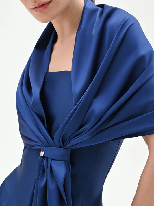 RINASCIMENTO Stola Raso Blu
