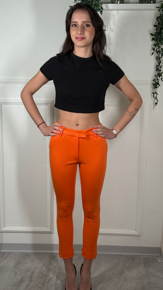 FINE SERIE XT STUDIO Pantalone Sigaretta Arancio
