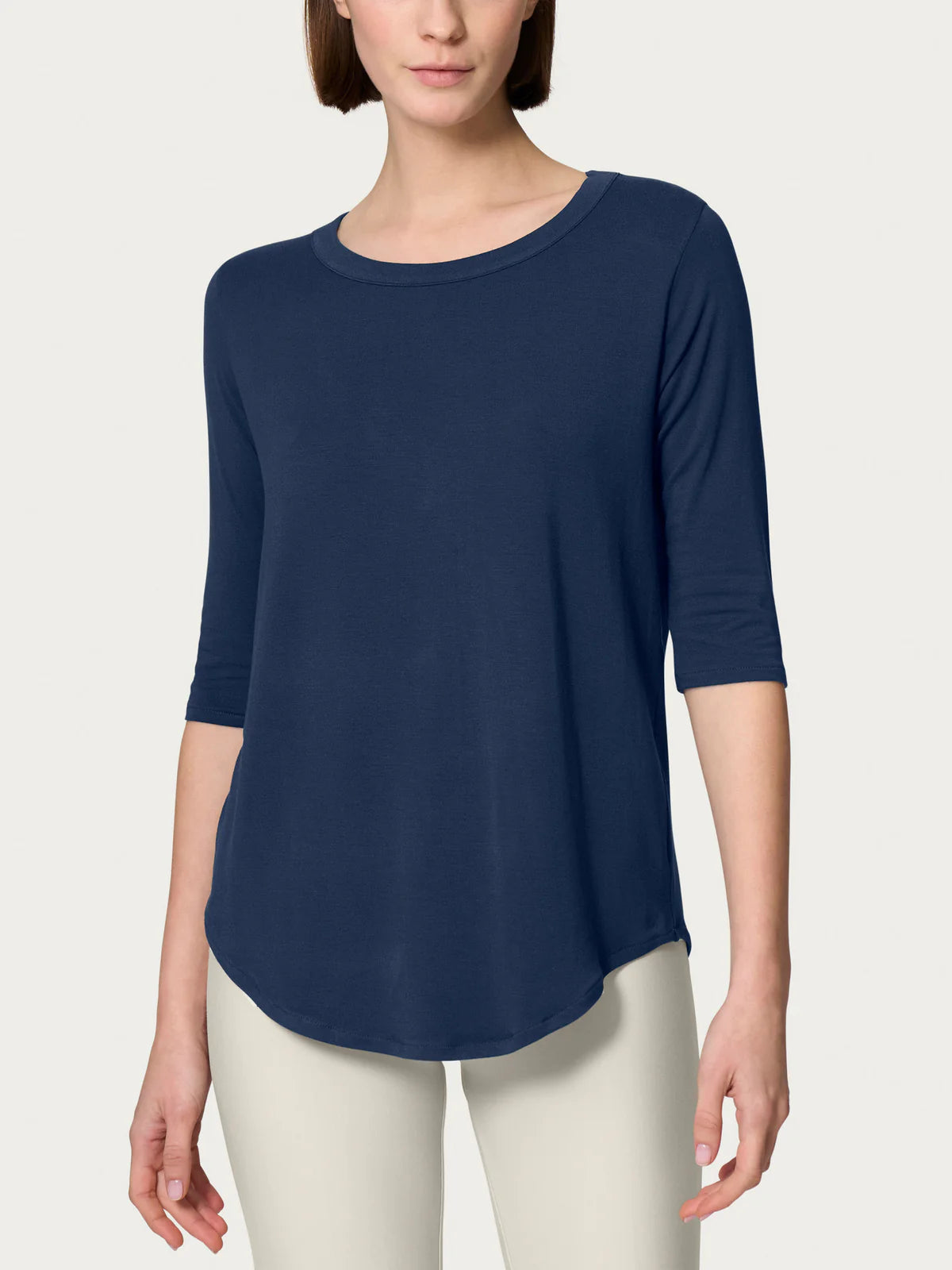 RAGNO Maglia Girocollo 3/4 Blu
