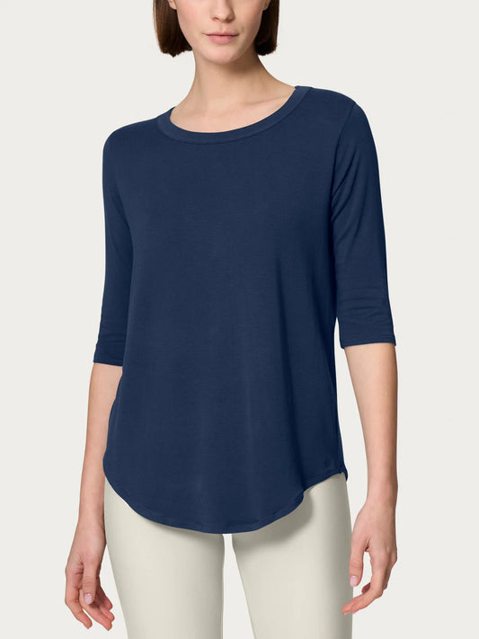 RAGNO Maglia Girocollo 3/4 Blu