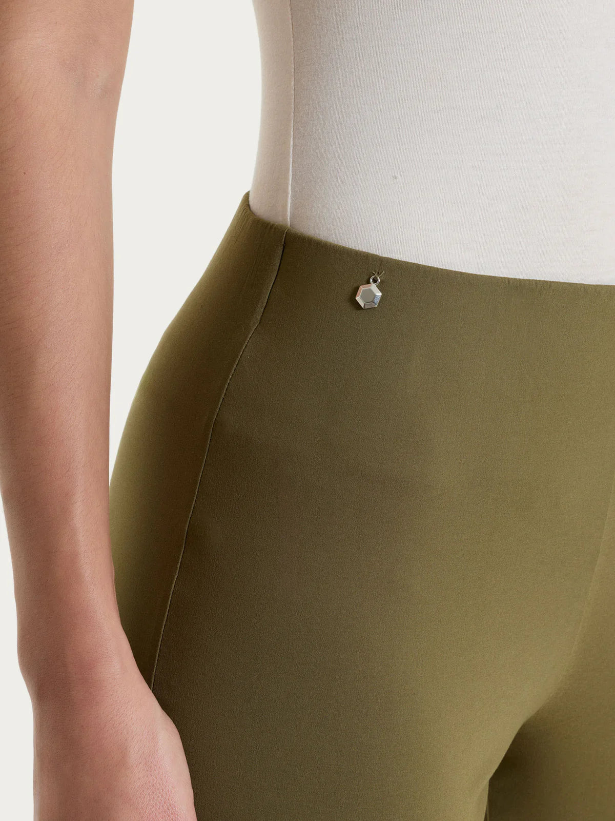 RAGNO Pants Capri Superfresh Oliva