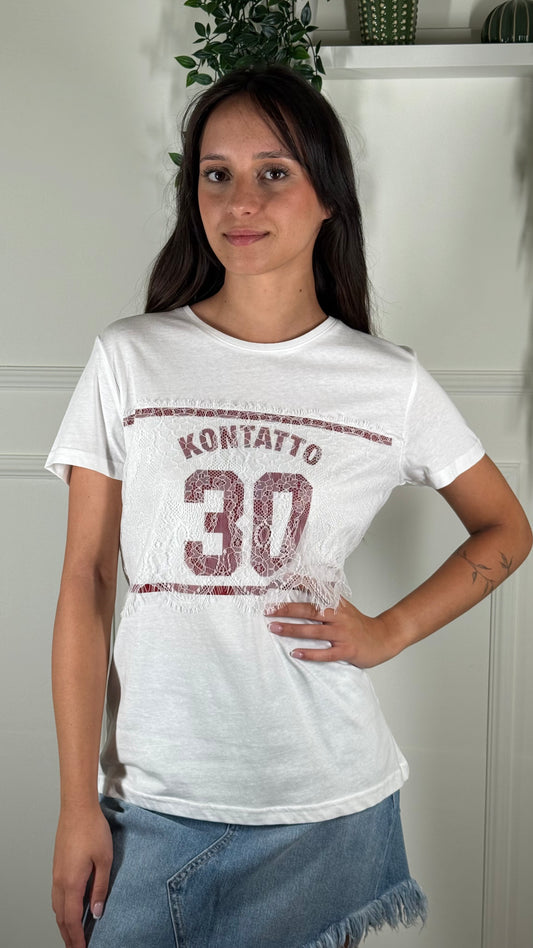 KONTATTO T-Shirt Pizzo Z37