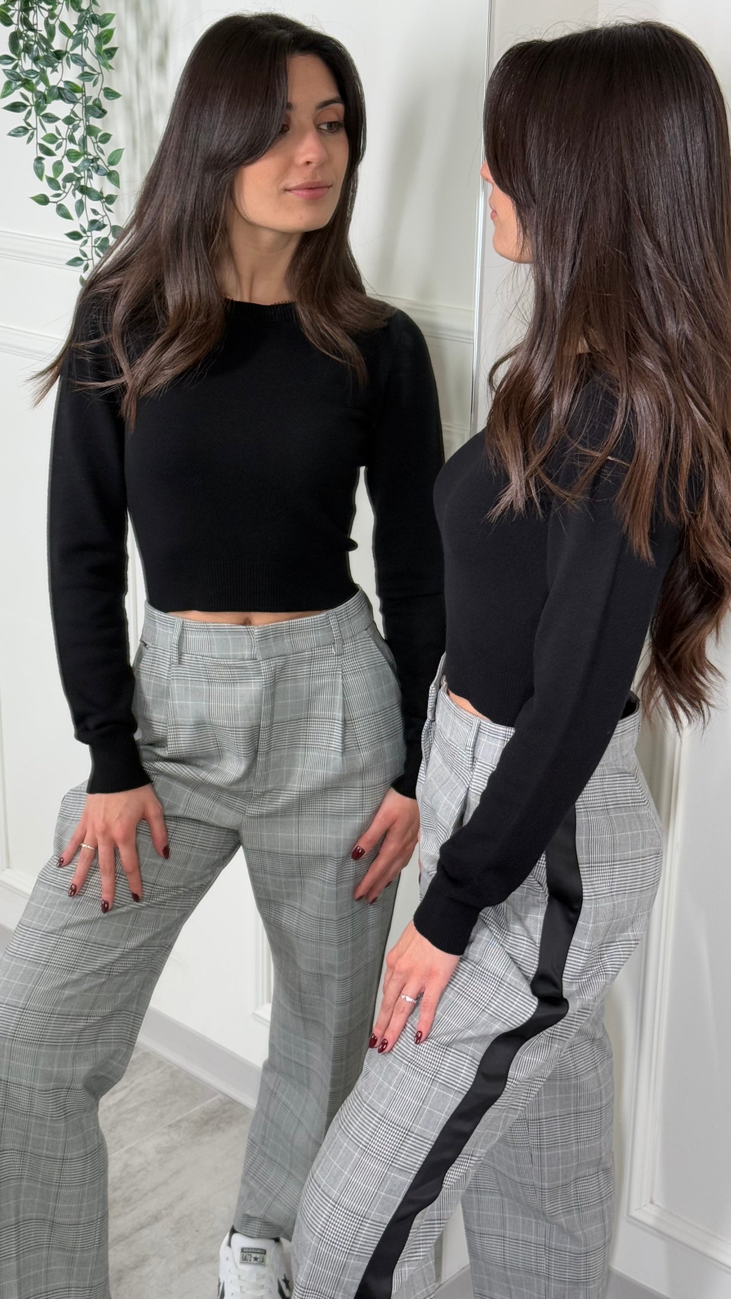 LiuJo OUTLET Scozzese grey
