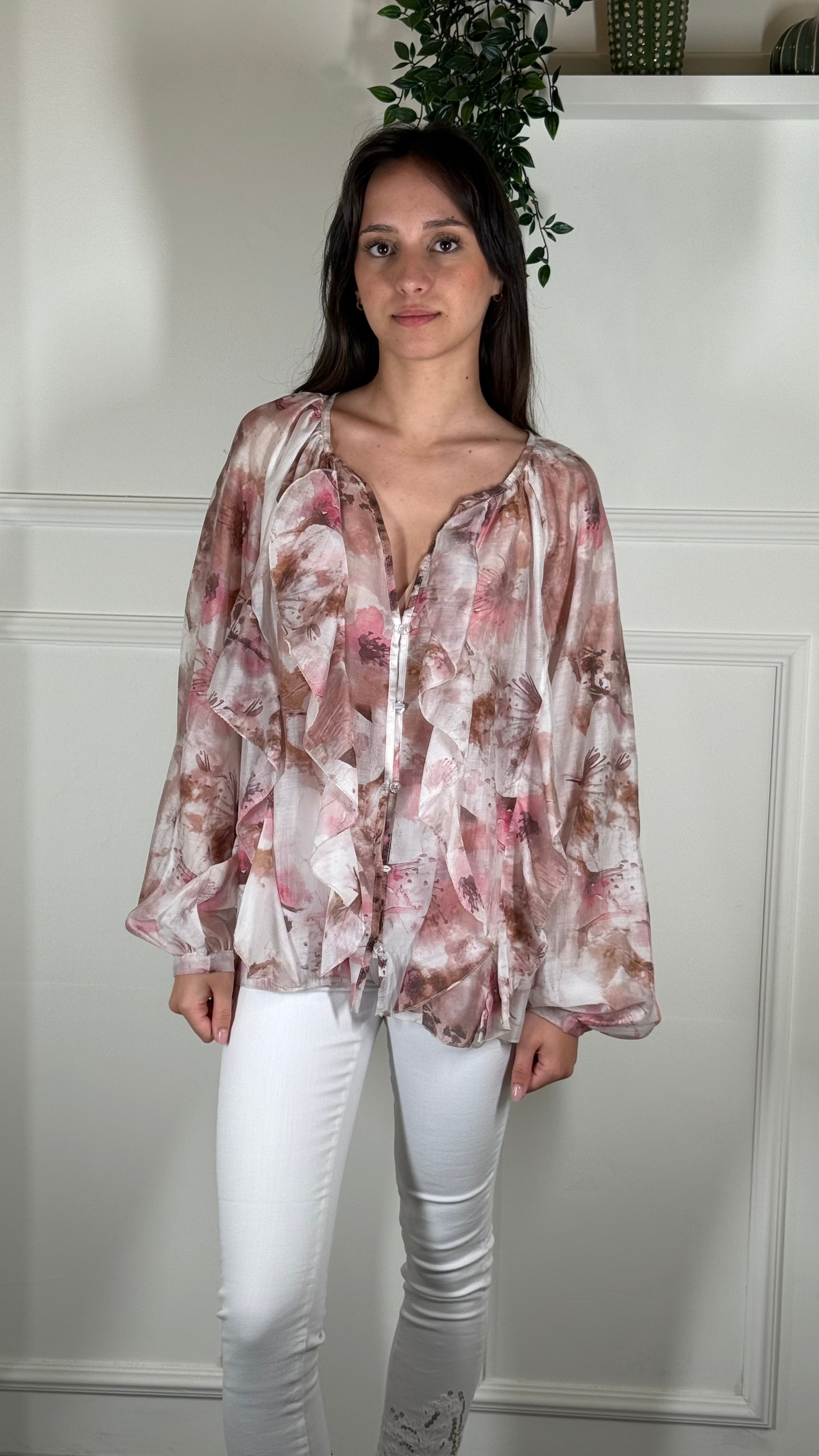 KikiSix Camicia Floreale S29