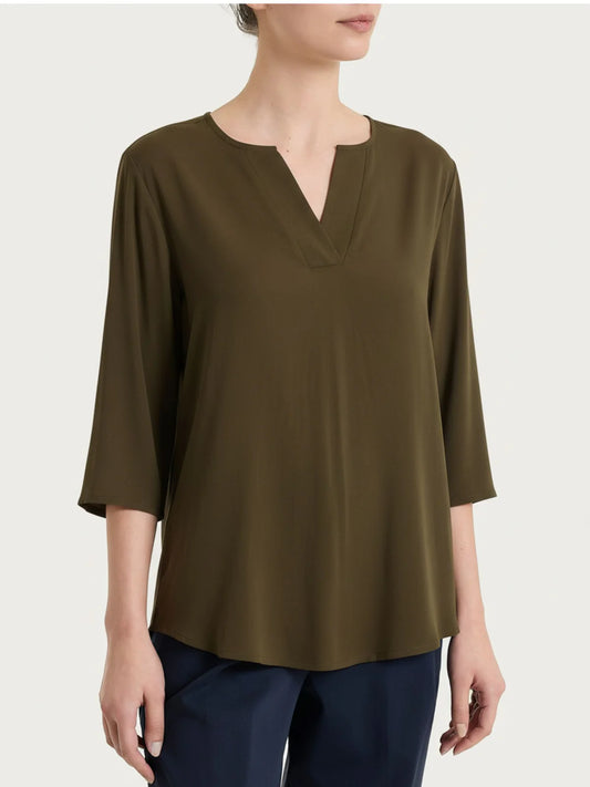RAGNO Camicia Manica 3/4 Oliva