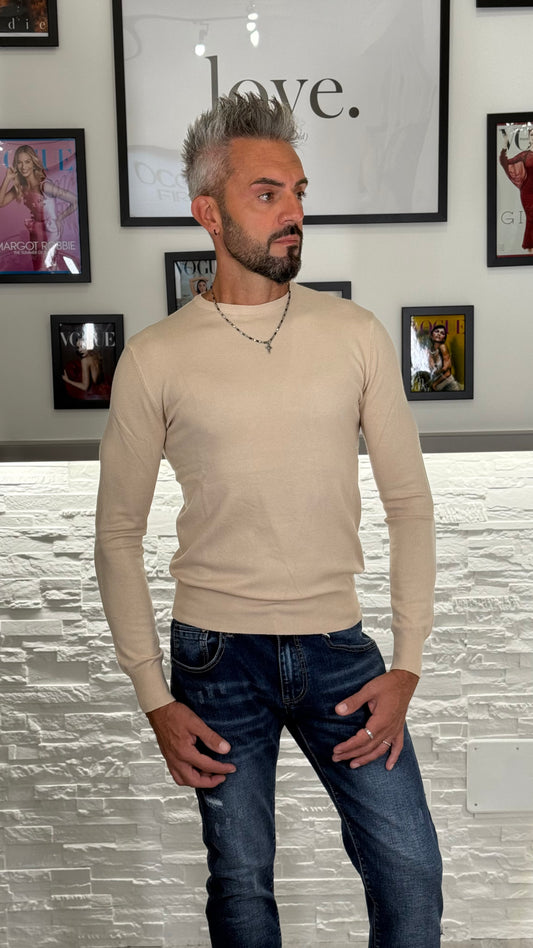 Golfino Girocollo L06 Beige