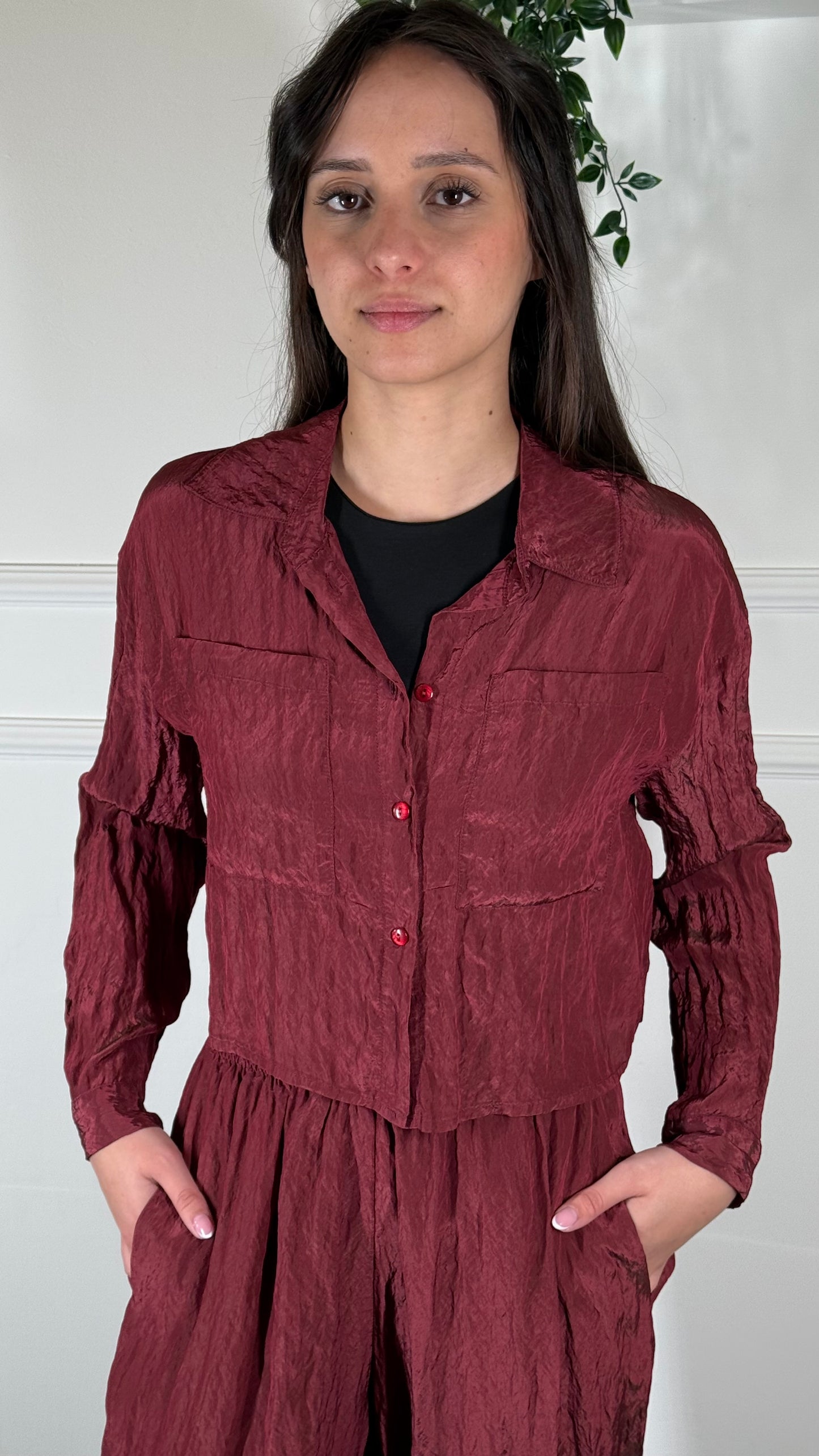 Vicolo OUTLET Camicia Crop C38