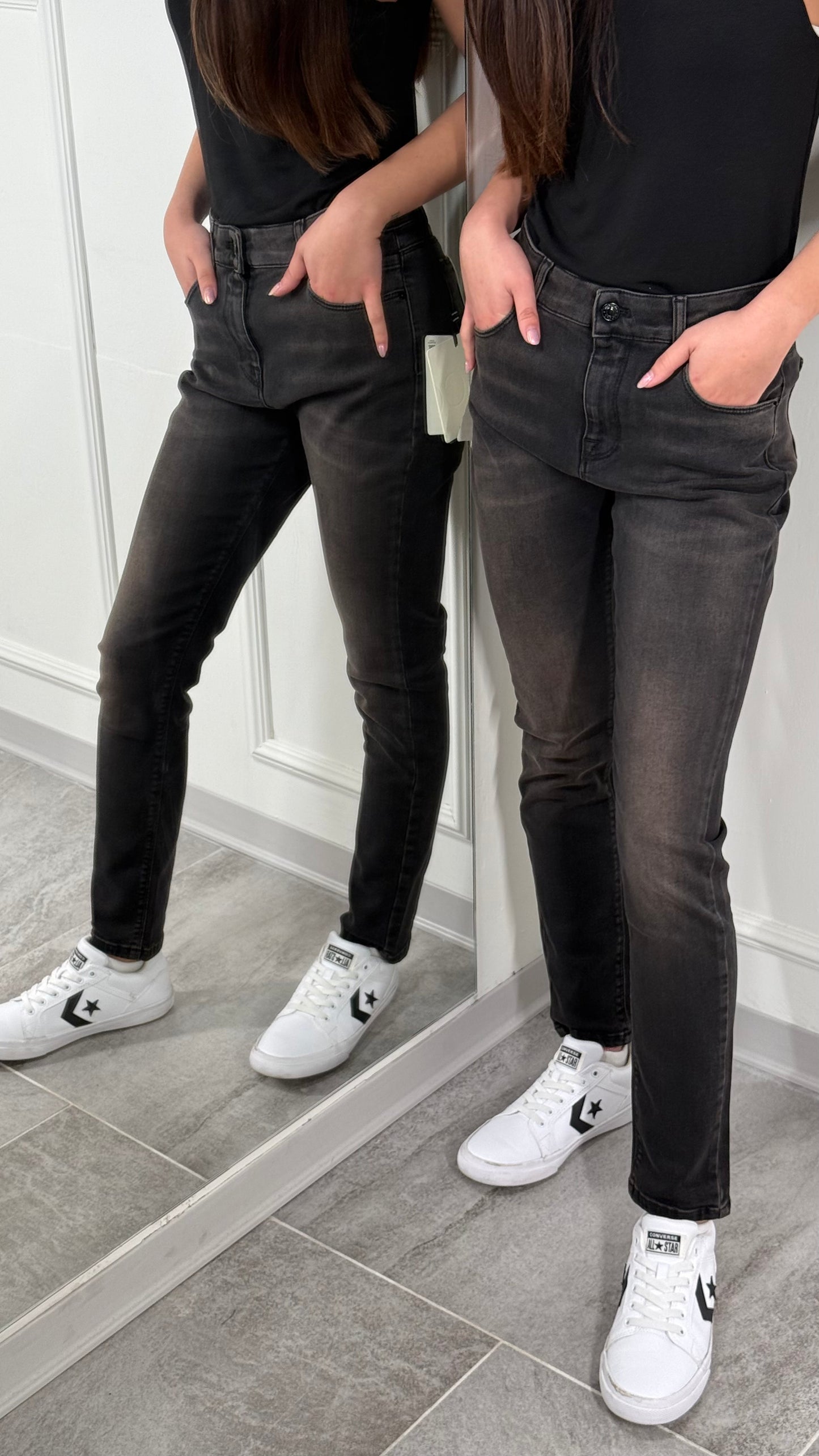 Vicolo OUTLET Jeans Nero C18