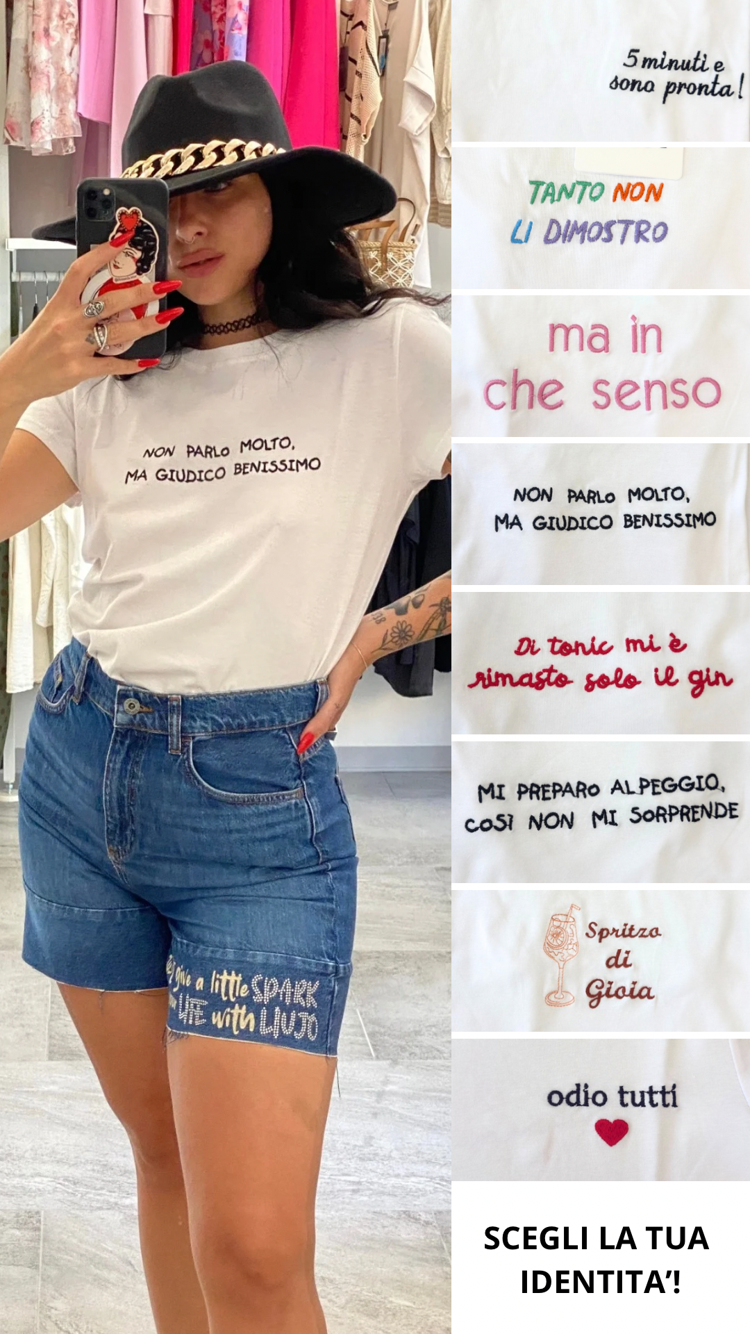 T-shirt Scritte Z48
