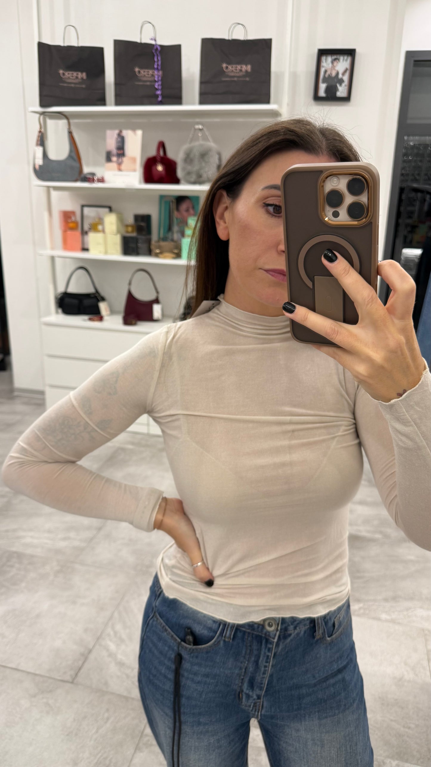 A.R. Cashmerine MezzoCollo Z66