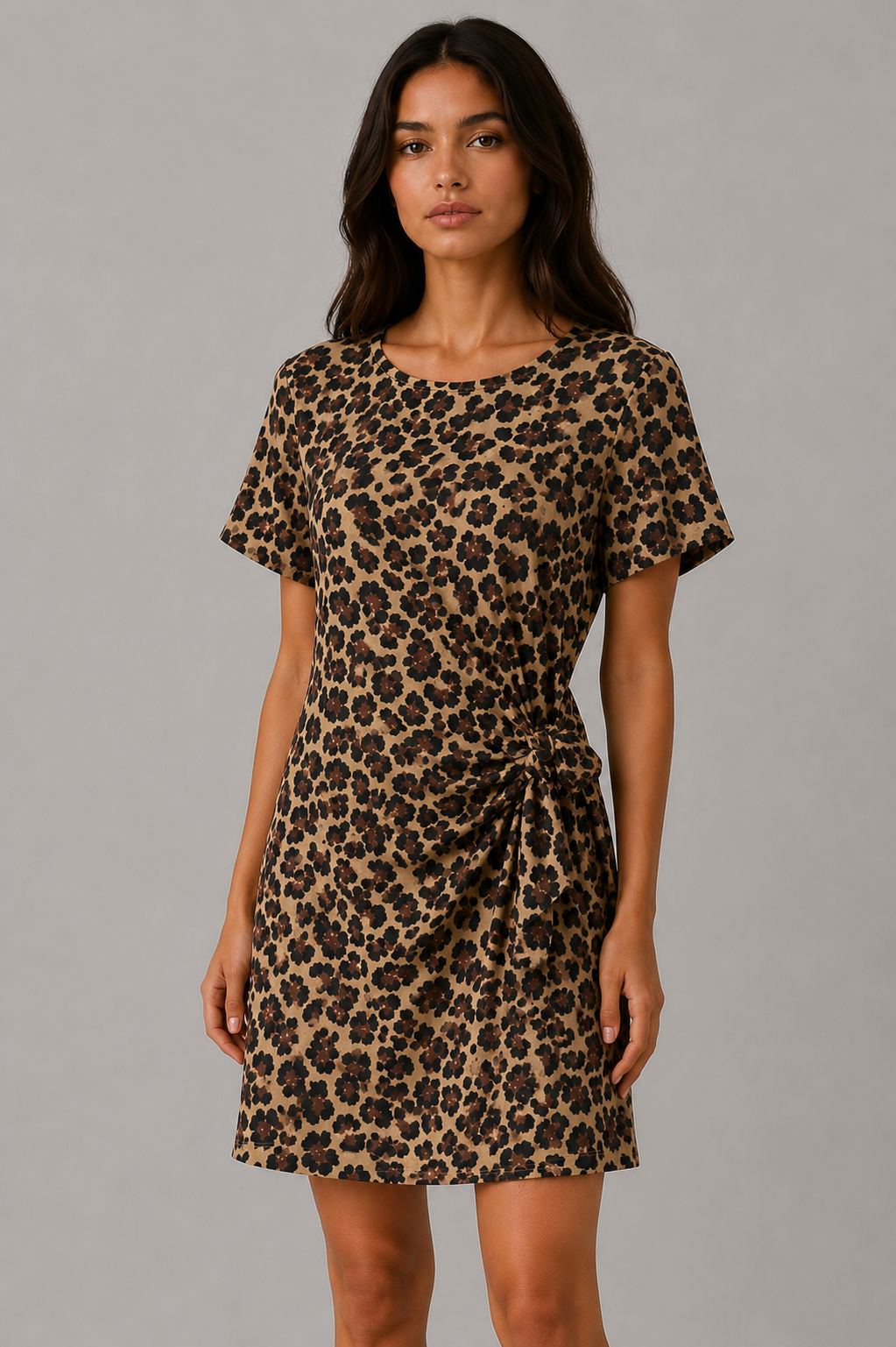 THODAMI Abito Leopardato