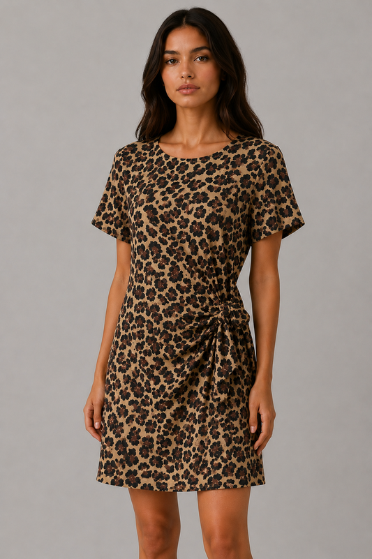 THODAMI Abito Leopardato