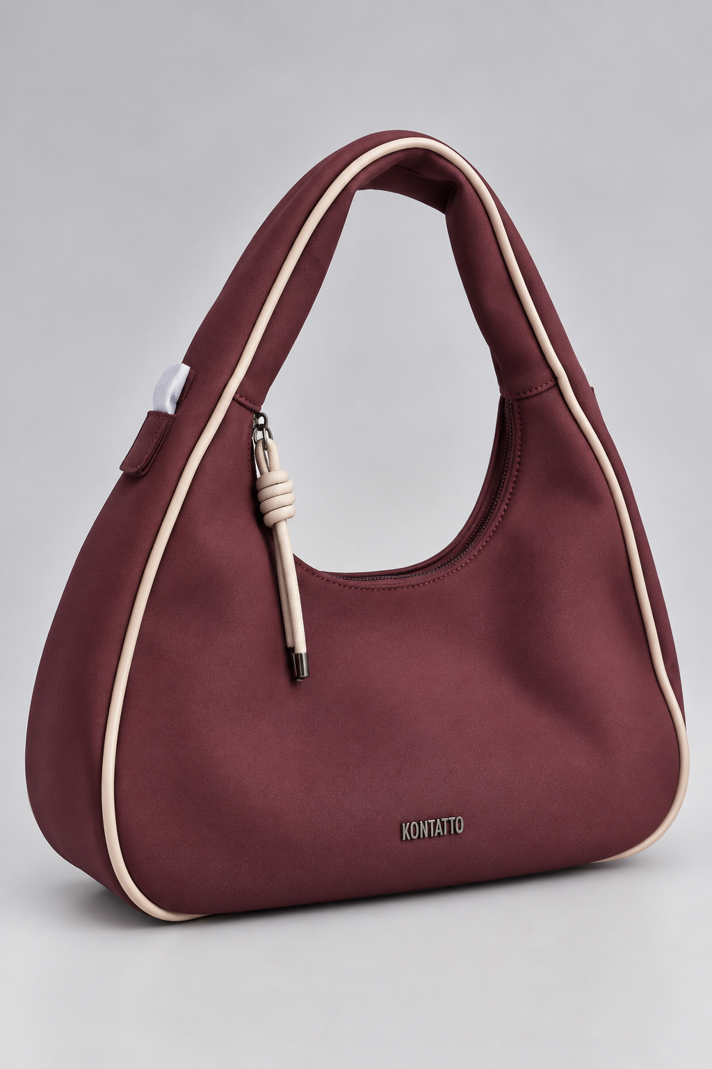 KONTATTO Borsa Hobo Bordeaux