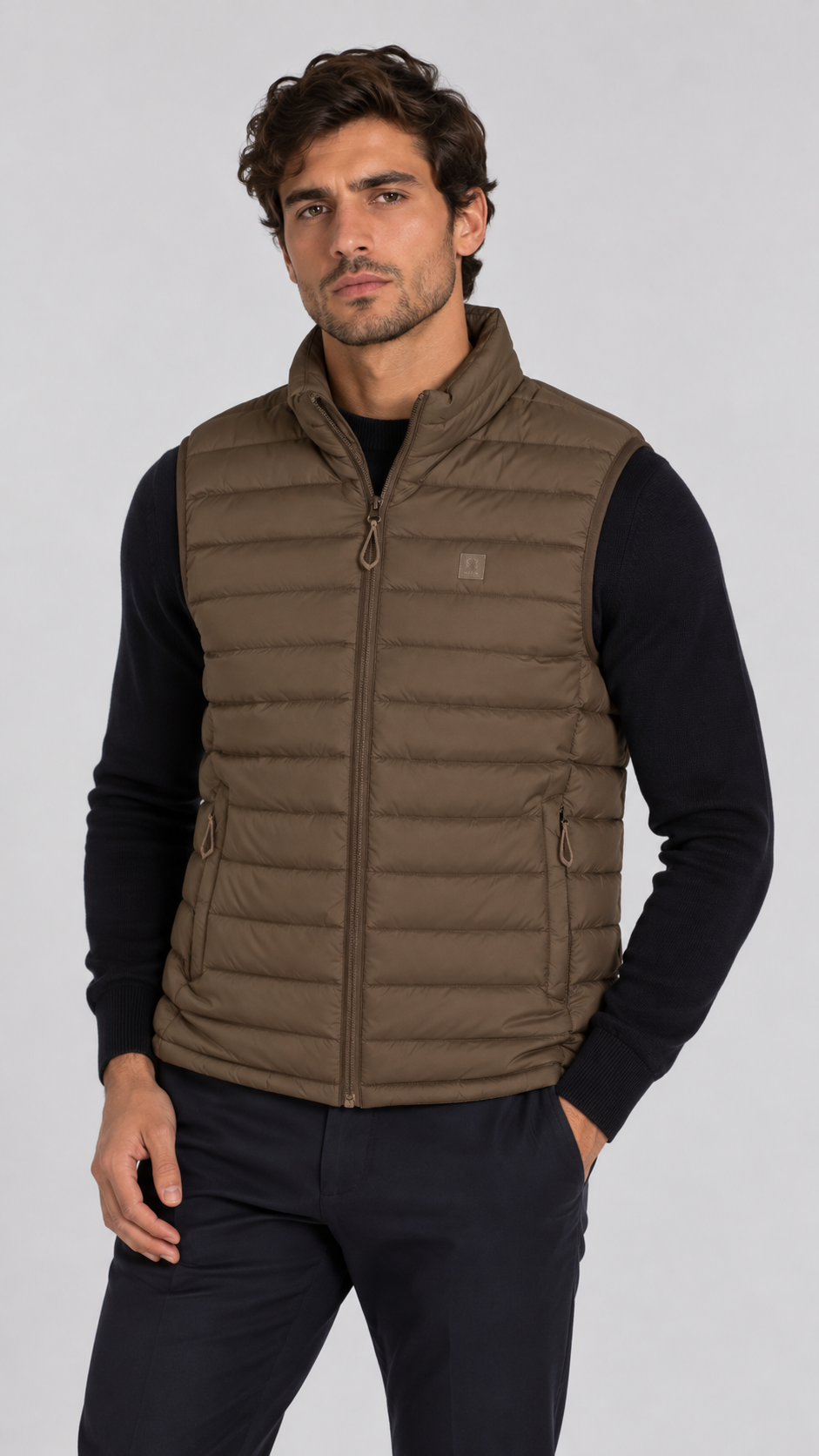 BOSTON Gilet Imbottito Caffè