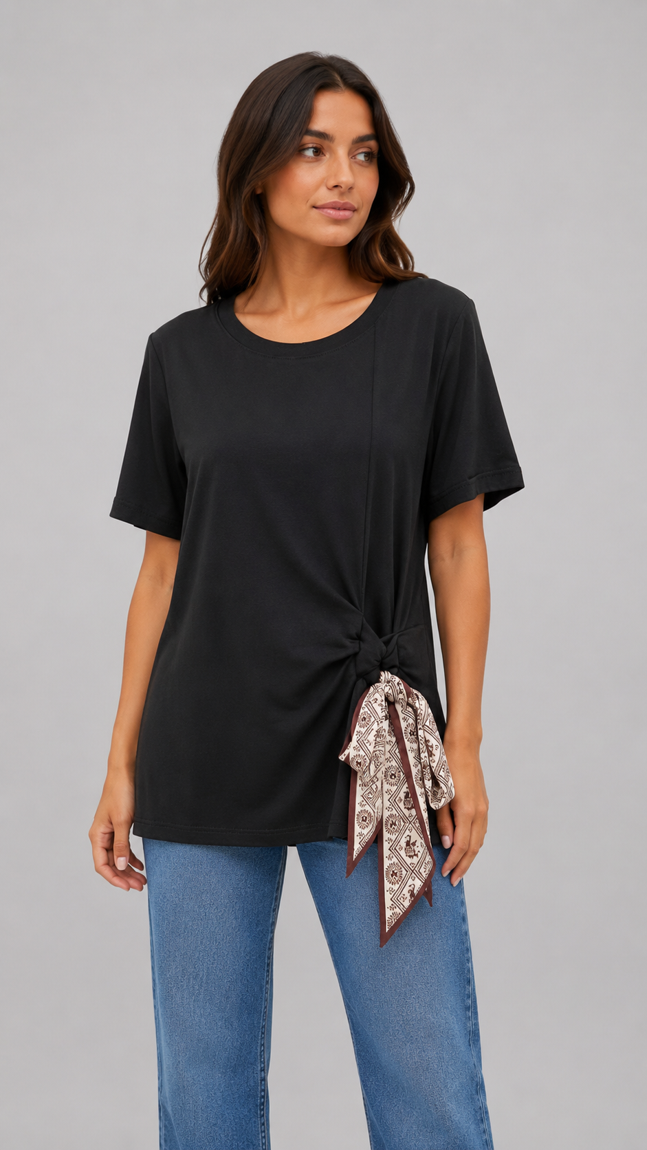 ZPOI Maglia Fiocco Nera