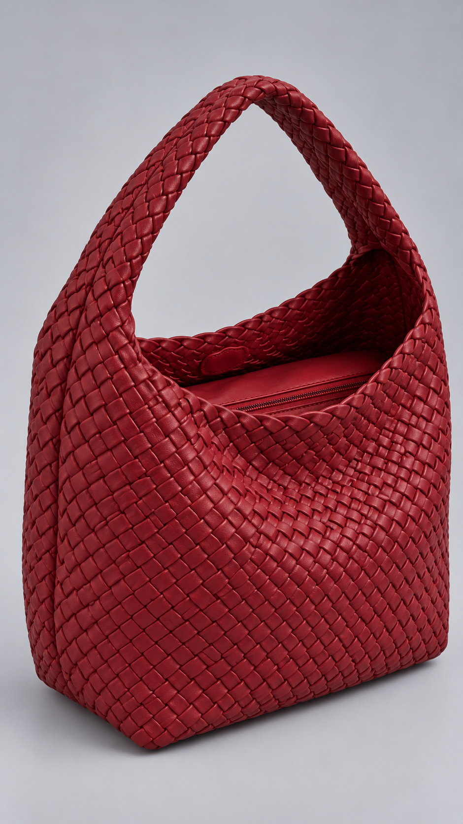 Borsa Intreccio Bordeaux