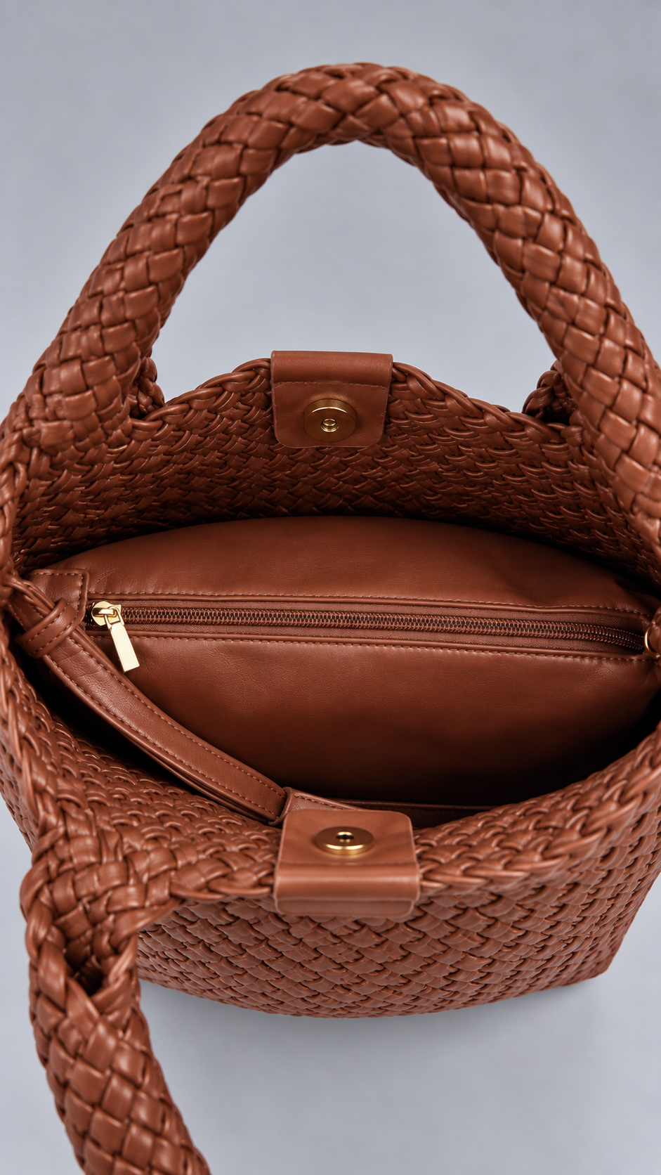 Borsa Intreccio Cioccolato