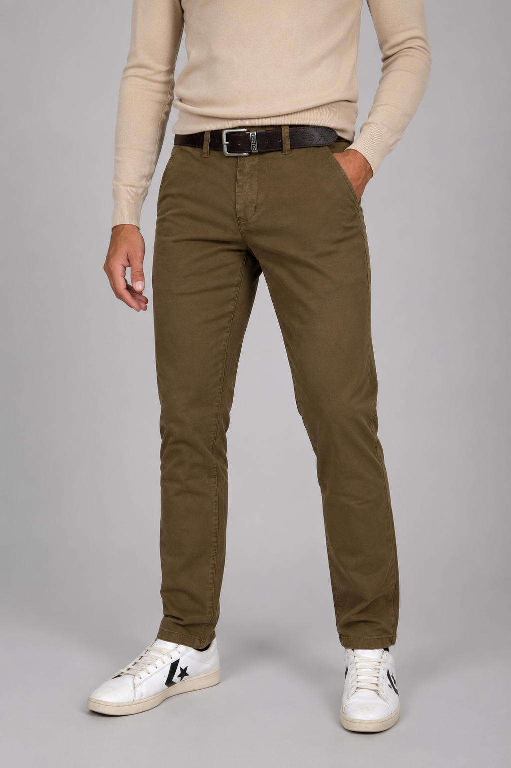 Pantaloni Uomo L01 Cachi