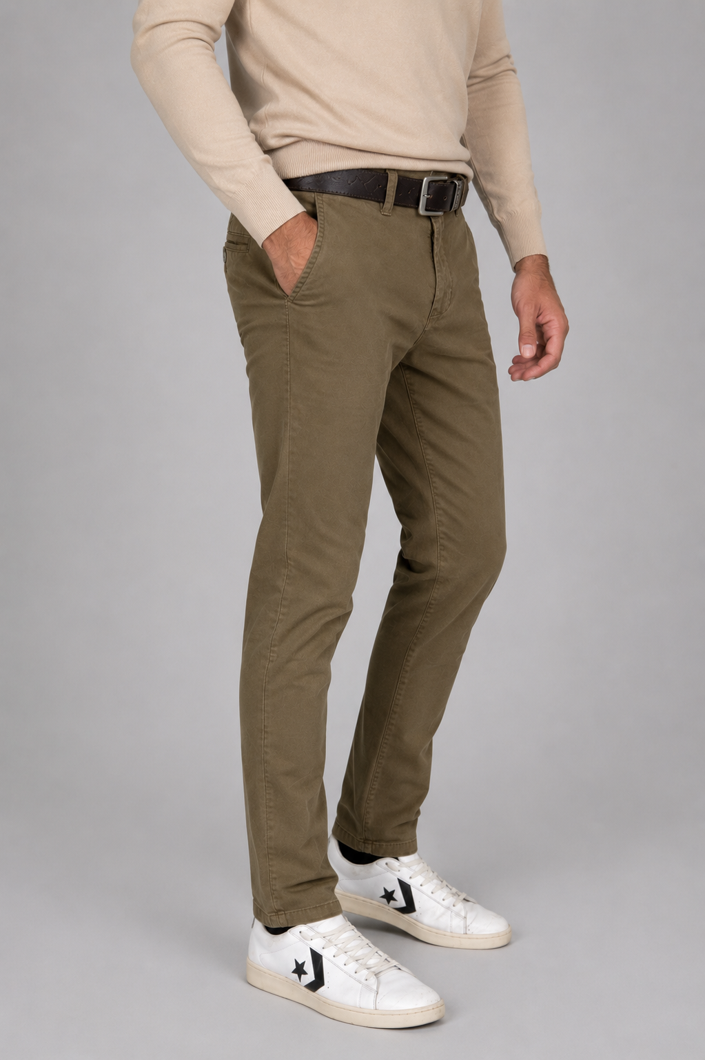 Pantaloni Uomo L01 Cachi