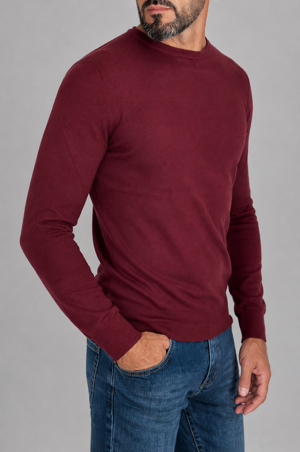 Golfino Girocollo Bordeaux